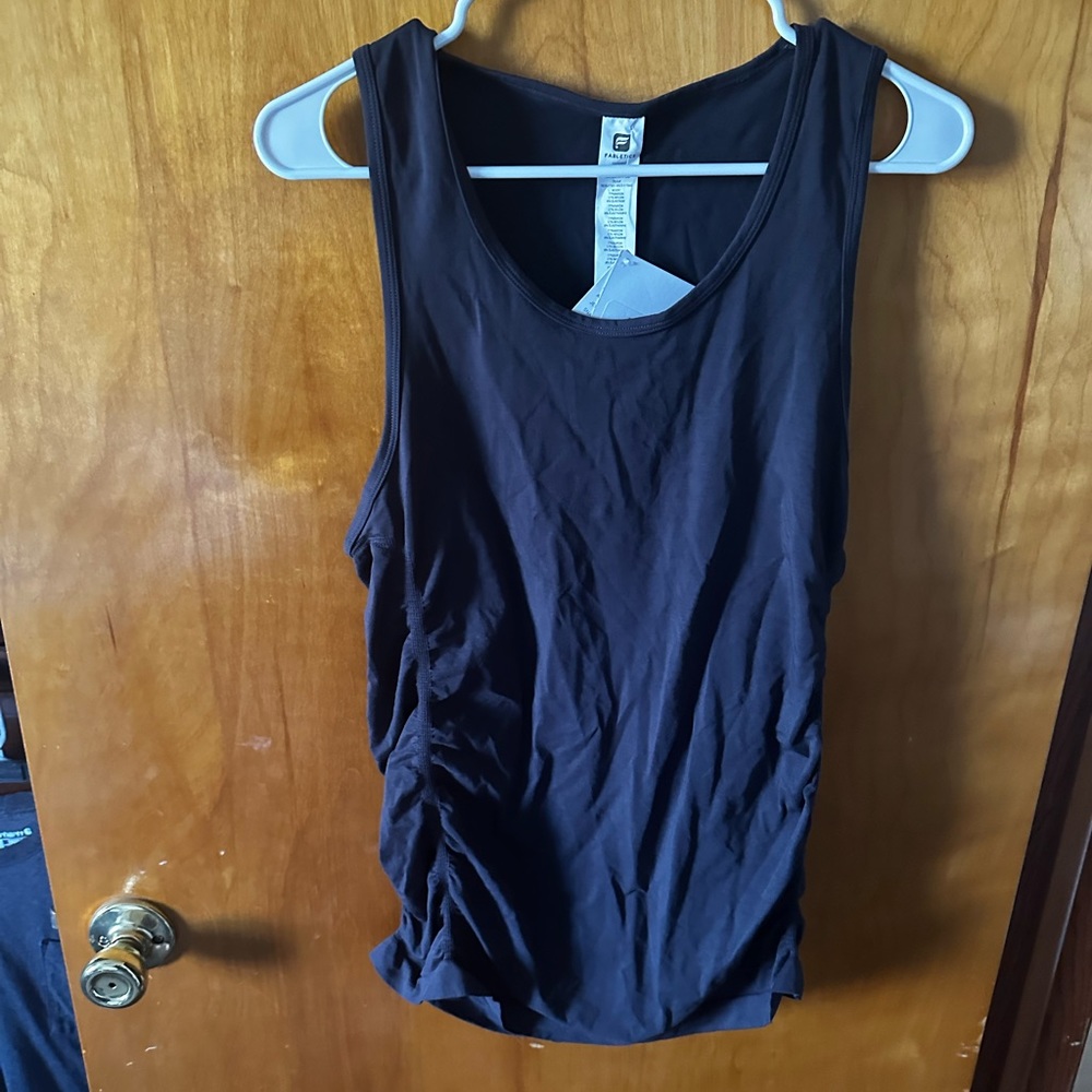 Fabletics blueish/ gray can workout tank top